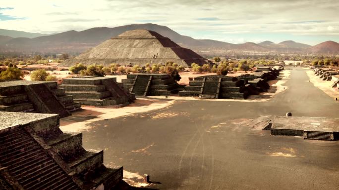 墨西哥特奥提瓦坎金字塔