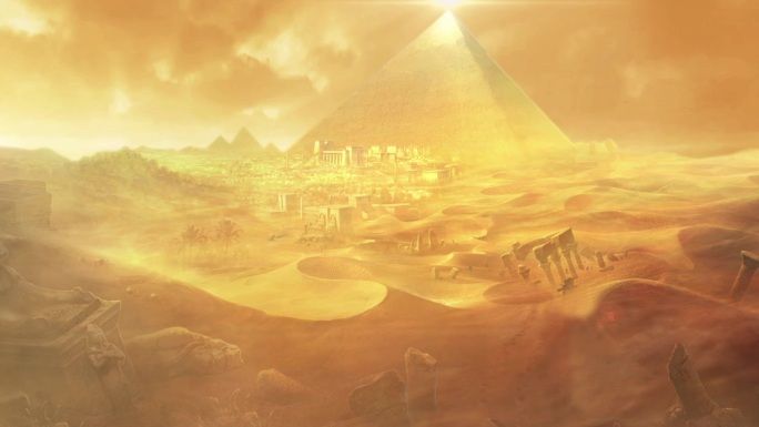 沙漠遗迹金字塔1