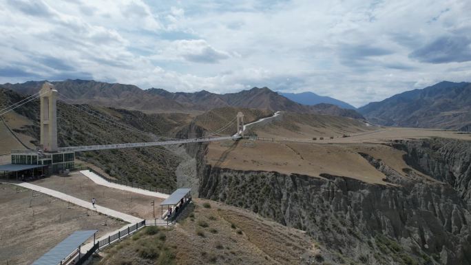 独山子大峡谷航拍