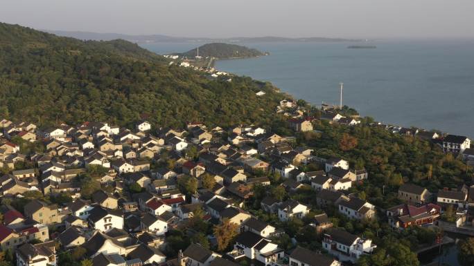 苏州 西山岛 大气航拍 景点 光影