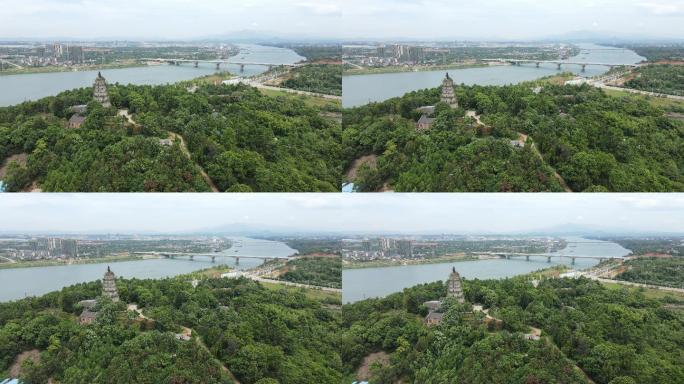 衡阳 珠晖区 茶山坳 珠晖塔 湘江