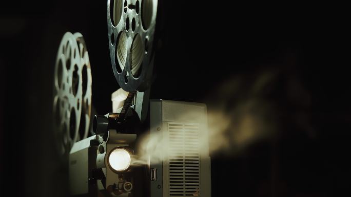 胶片电影机老式放映机4K