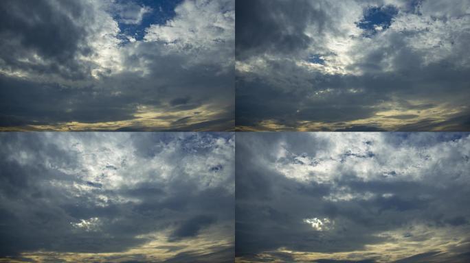 天空延时动态天空云层