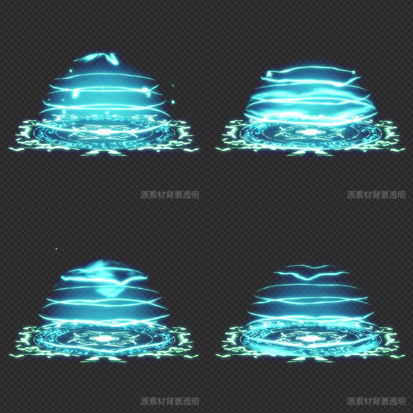 魔法防护罩带透明背景