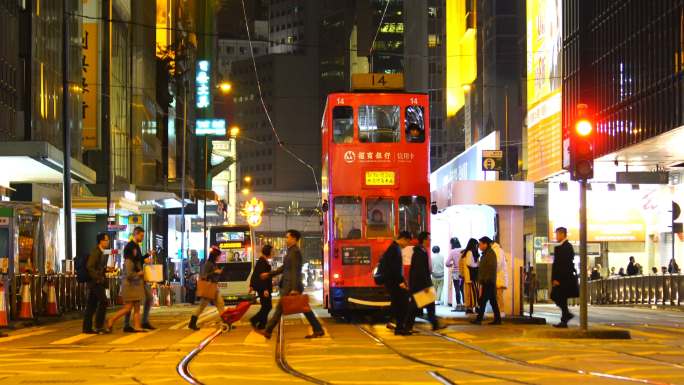 香港传统的有轨电车