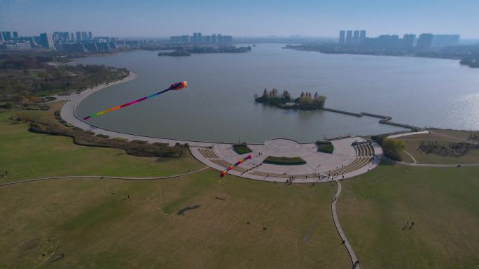 徐州大龙湖景区 航拍
