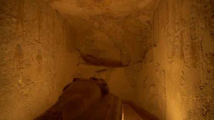 古埃及卢克索的壁画古墓