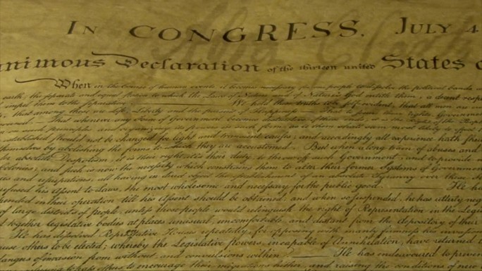 独立宣言美利坚1776年独立纪念日