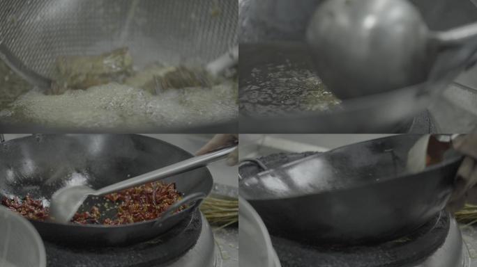 厨房炒菜做饭家常菜美食4k视频素材