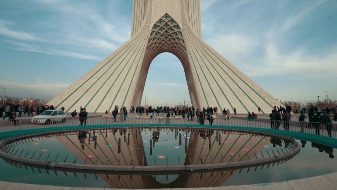 德黑兰阿扎迪大厦伊朗首都梅赫拉巴德地标