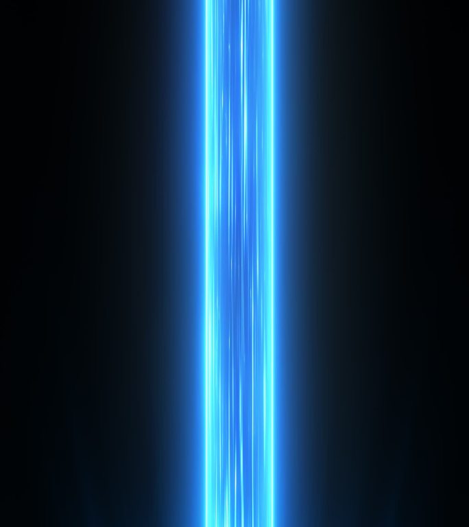 带通道-竖屏能量发射光柱射线HUD蓝色光