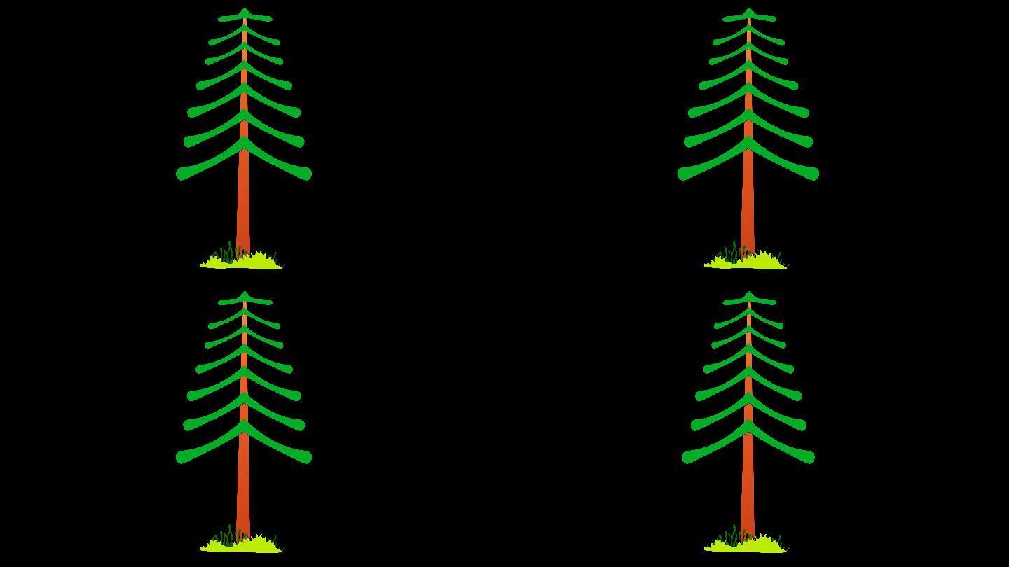 卡通树动画03