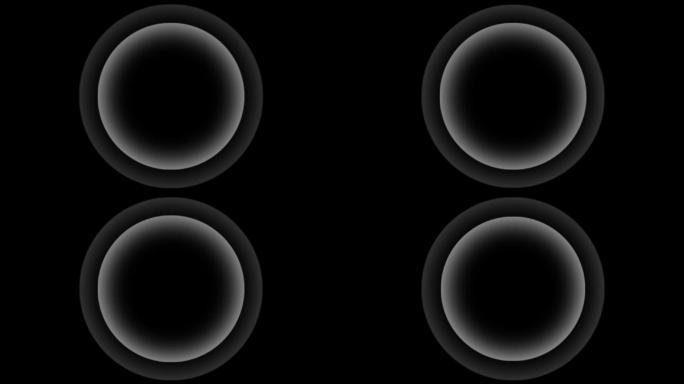 圆扩散重复圆震荡光圈冲击波（透明通道）
