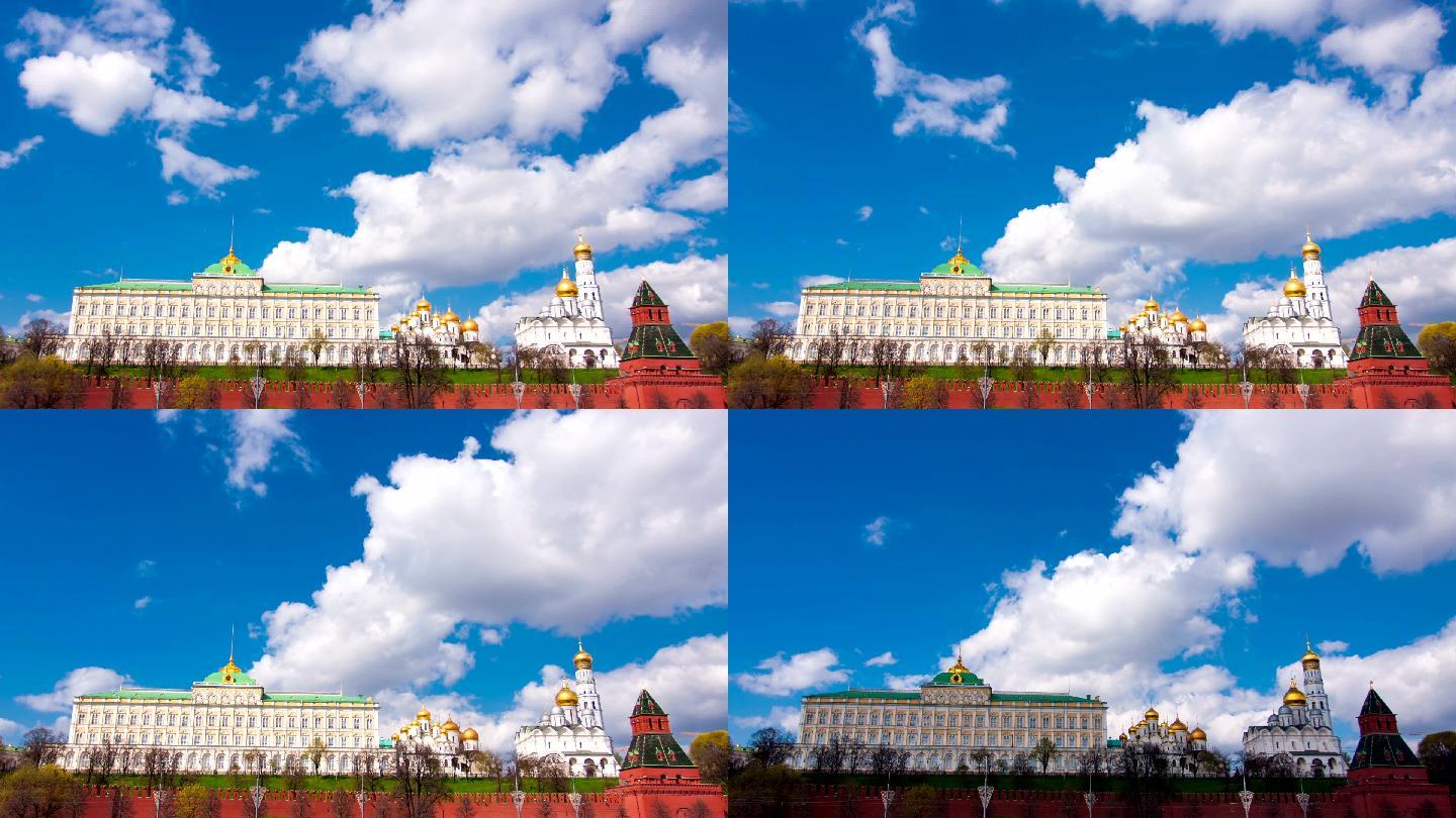 莫斯科的克里姆林宫观