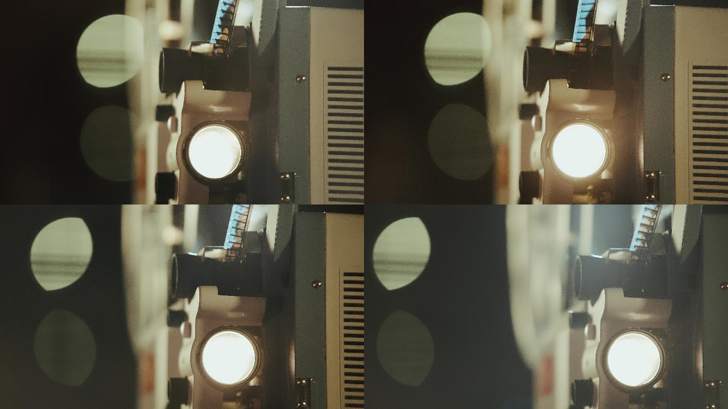 胶片电影机老式放映机4K
