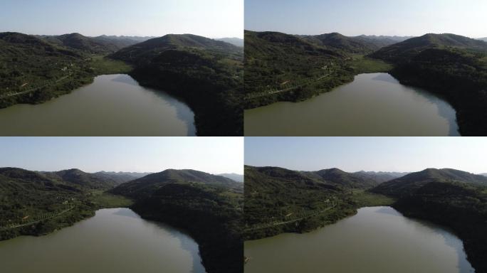 宜君福地湖风景区航拍4K宜君旅游宣传片
