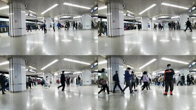 北京地铁人流