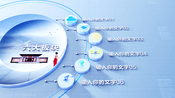 【3-6类】简洁分支分类AE模板