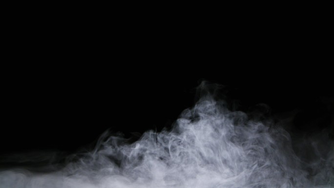烟云雾覆盖白烟白雾流动