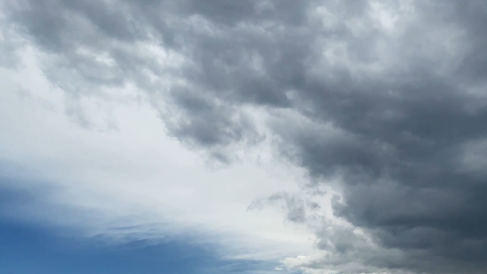 【HD天空】半边云空云烟水墨晴天阴云云层