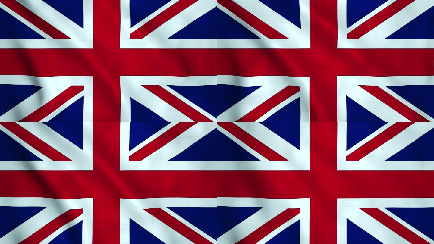 英国国旗英国旗子英国旗旗子飘扬