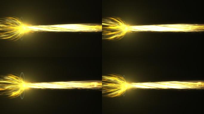 金色射线气功波光柱（alpha透明通道）