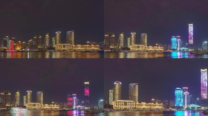 上海北外滩夜景4K