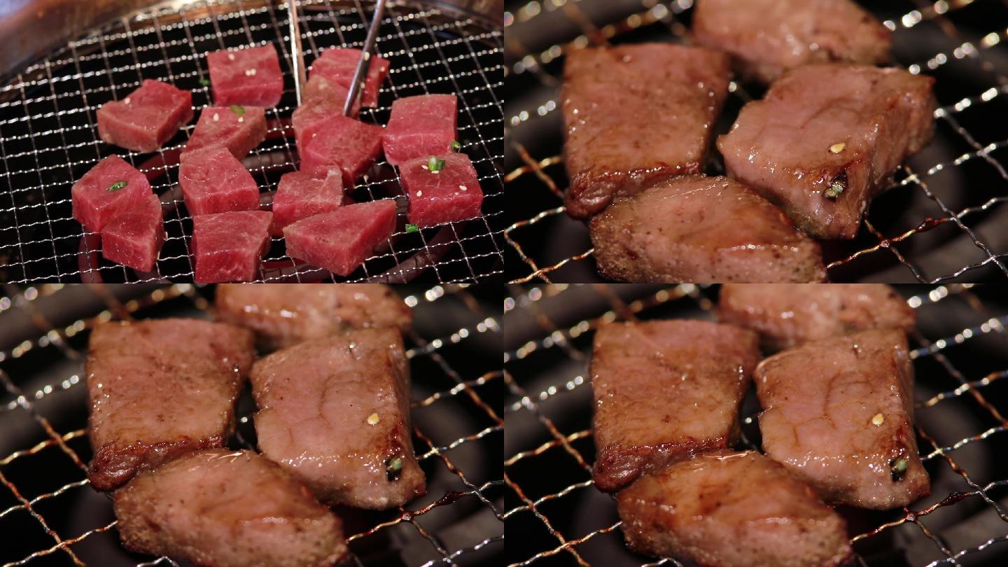 烤肉 牛肉 牛肉粒 食材 美食素材