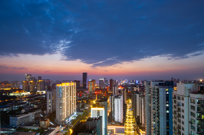 临沂夜景延时摄影