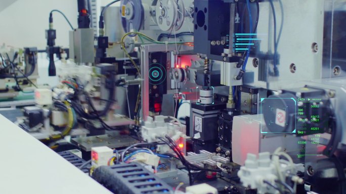 智慧工厂智能车间工业4.0自动化视频素材