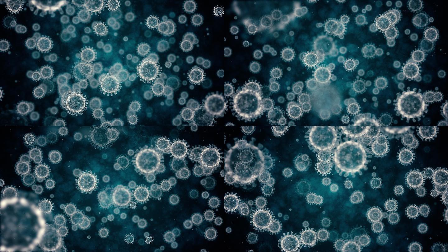 冠状病毒与人体内的蓝血细胞