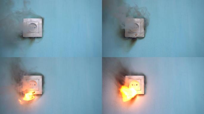公寓火灾是由电源插座故障引起的。