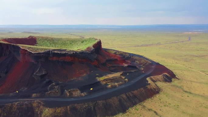 4K航拍短片.内蒙乌兰哈达火山六号