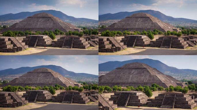墨西哥特奥蒂瓦坎印第安文明古城遗址历史遗