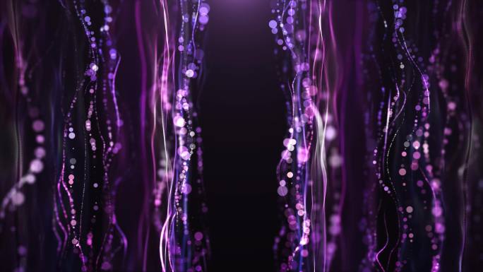紫色流动梦幻光效光斑