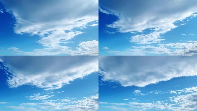 【HD天空】大片云层梦幻蓝天白云柔光云幔