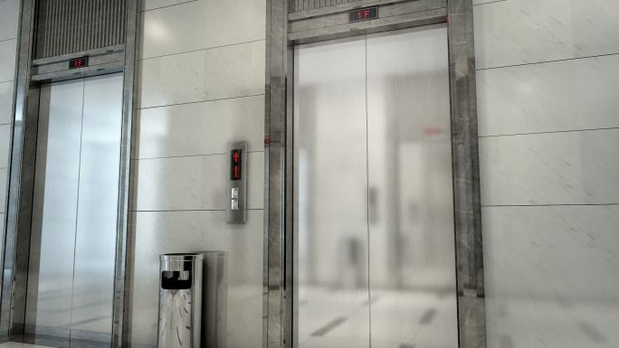万能镜头三维3d动画公寓建筑动画电梯开门