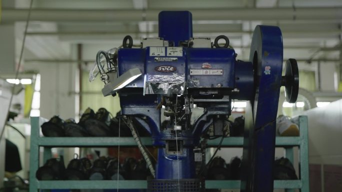 纺织业 工厂 机器 空镜头 车间