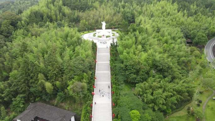 航拍福建莆田古田会议旧址5A景区