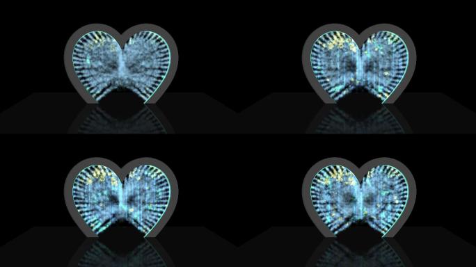 文创灯光 心形 爱心 心形灯光