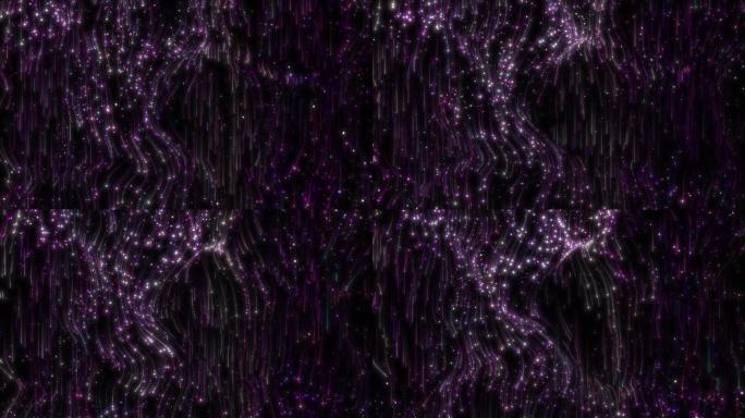 紫光粒子飘飞