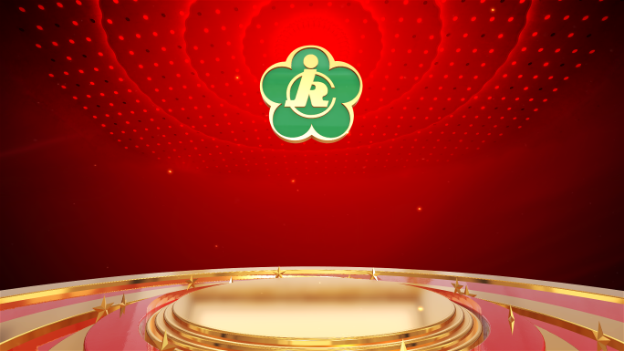 大气残联片头无字版