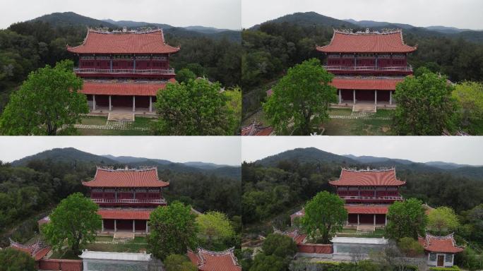 福建泉州少林寺著名旅游景点航拍