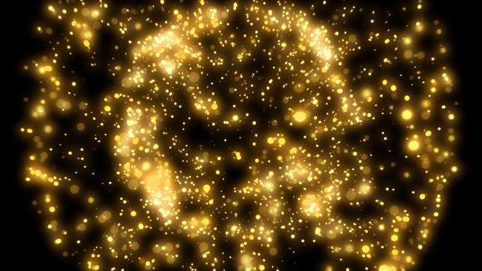 金色粒子爆炸闪光冲击波alpha透明通道