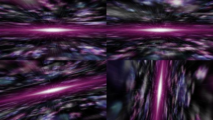 炫彩光线粒子平行宇宙穿梭动画2