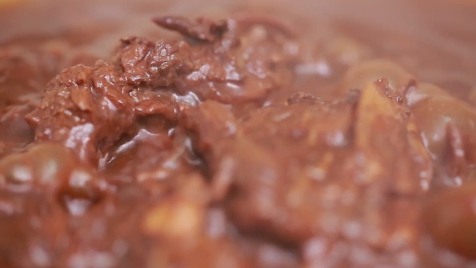 砂锅牛肉炖肉酱  (5)