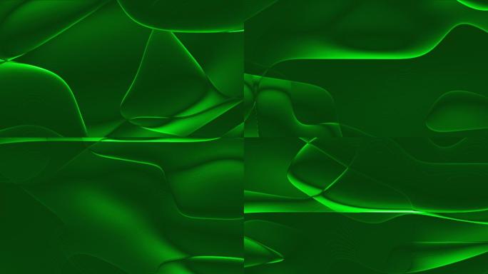 绿色抽象冷静动画