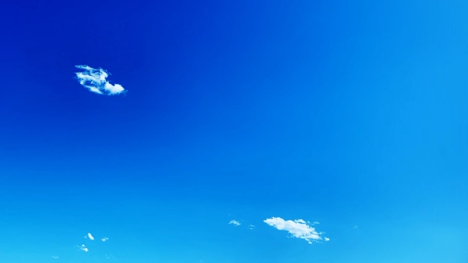 【HD天空】天蓝干净云絮蓝天白云纯净晴朗