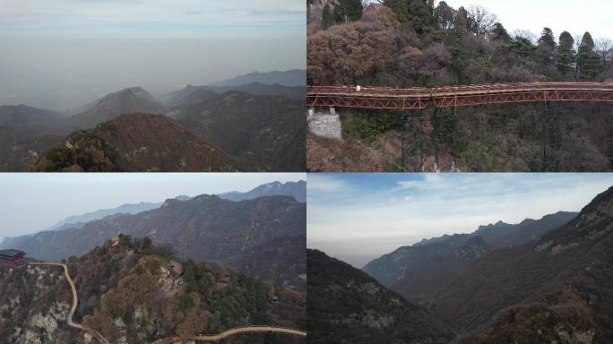 渭南市少华山旅游风景区航拍4K