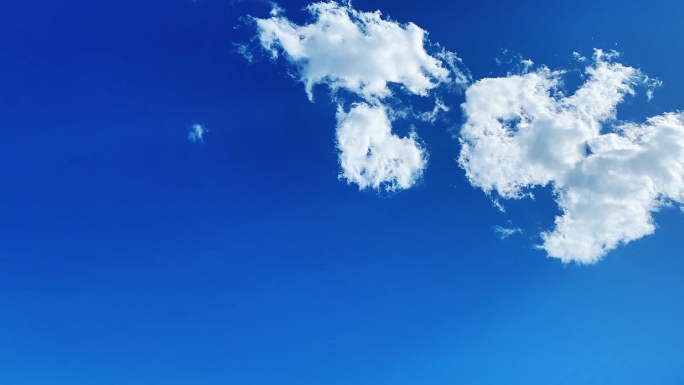 【HD天空】蓝天白云纯净天蓝干净云絮光线